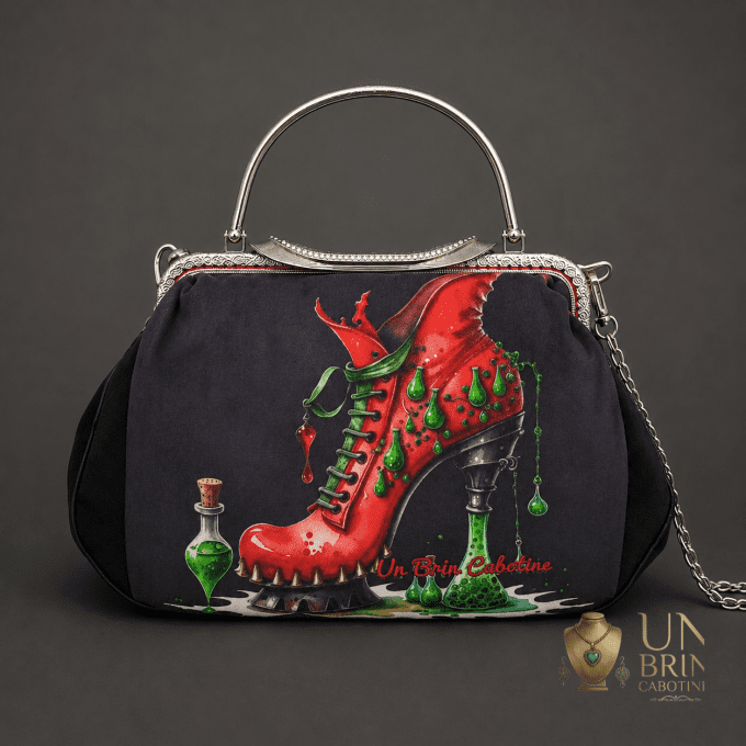 Sac à main « La Bottine Ensorcelée » — Pièce unique