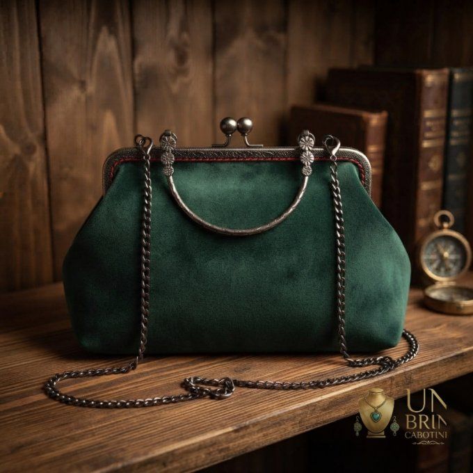 Sac à main « Forêt Psychédélique » — Pièce unique