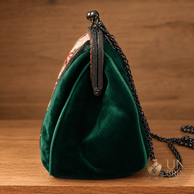 Sac à main « Forêt Psychédélique » — Pièce unique
