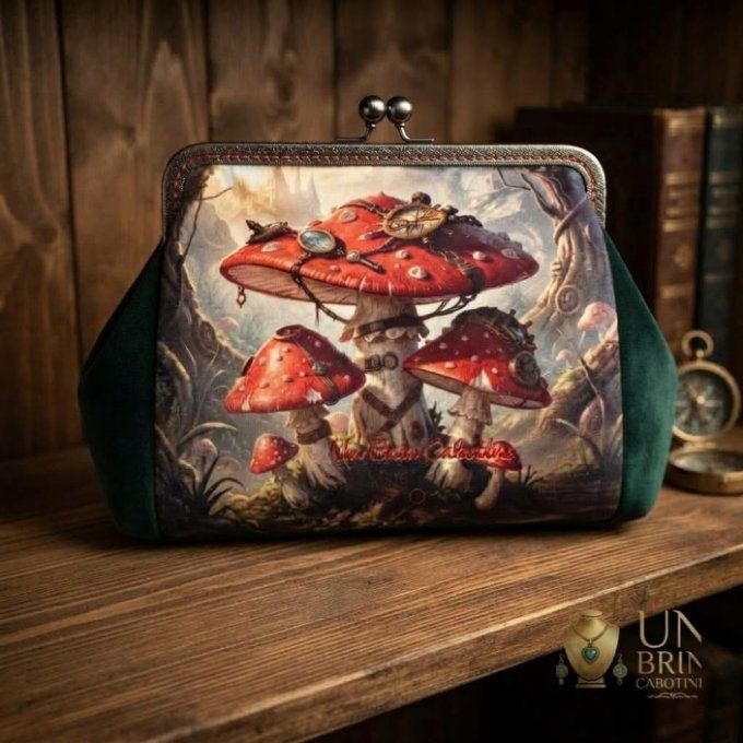 Sac à main « Forêt Psychédélique » — Pièce unique