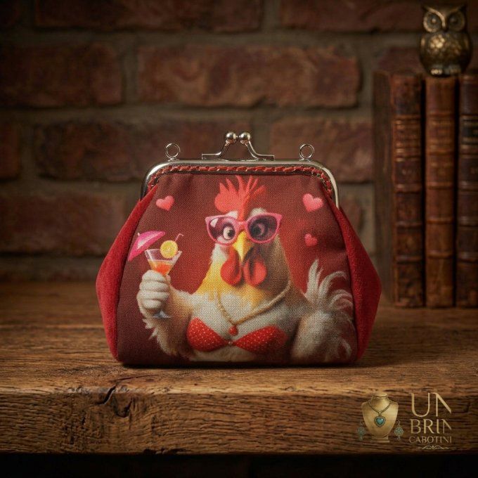 Sac à main « Une Histoire de Cocottes » — Pièce unique et cadeau