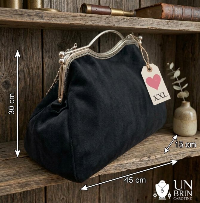 Sac à main « American Diner » (Format XXL) — Pièce unique