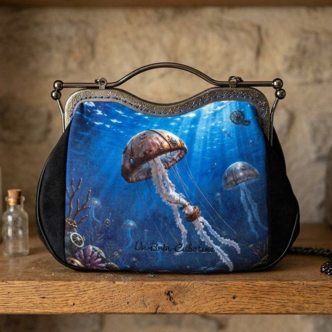Sac à main « Abysses Mécaniques » — Pièce unique