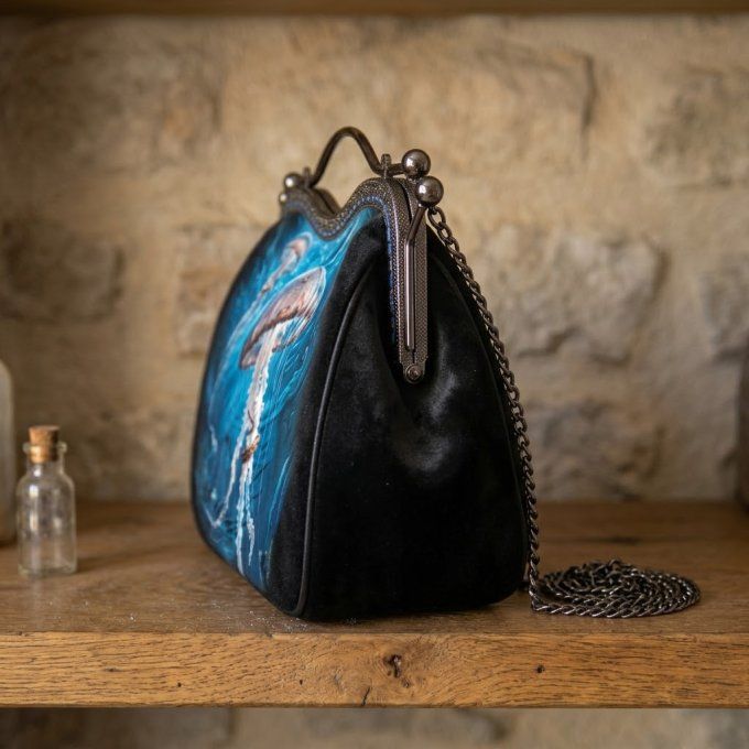 Sac à main « Abysses Mécaniques » — Pièce unique