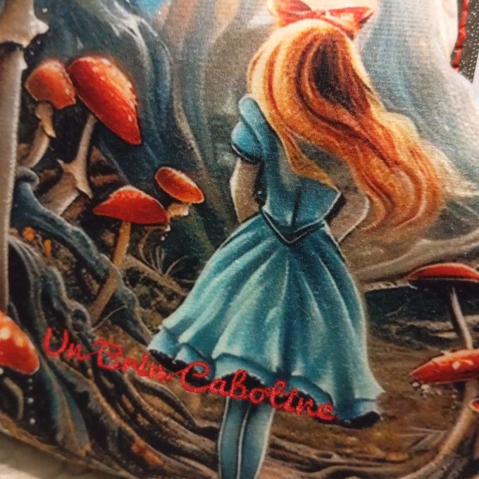 Sac à main « Alice au Pays des Songes » — Pièce unique