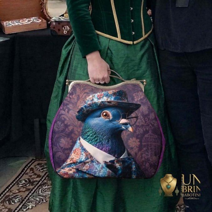 Sac à main « Monseigneur à Lunettes » (Format Big XXL) — Pièce unique
