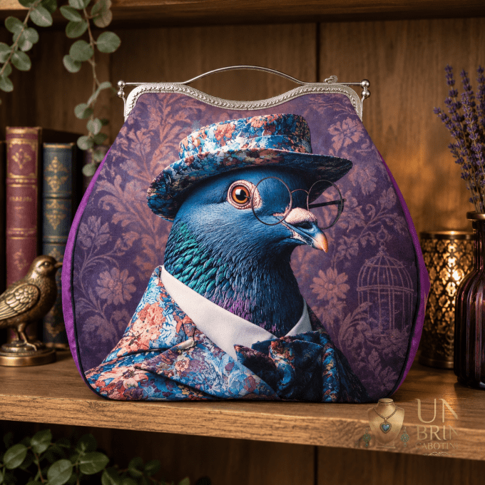 Sac à main « Monseigneur à Lunettes » (Format Big XXL) — Pièce unique