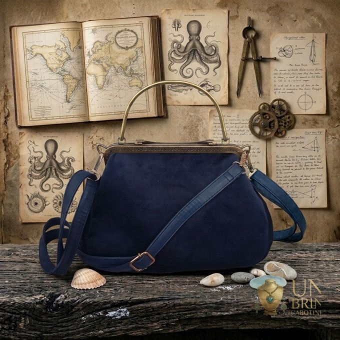 Sac à main « Kraken & Abysses » — Pièce unique