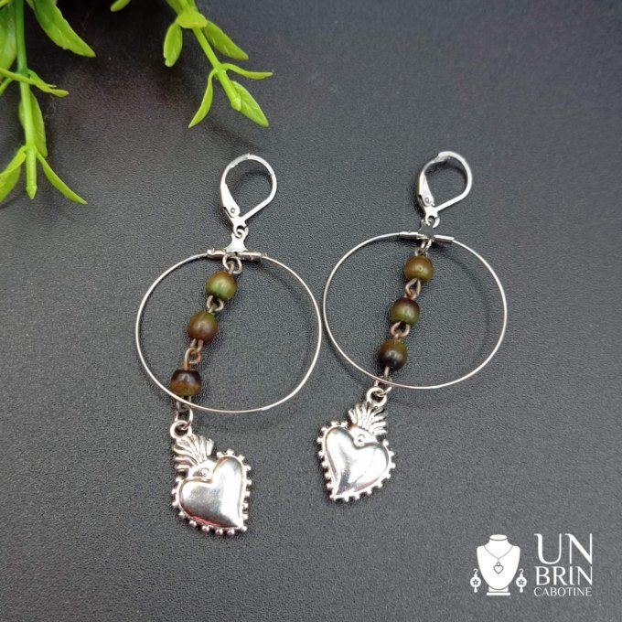 Boucles d'oreilles  créoles