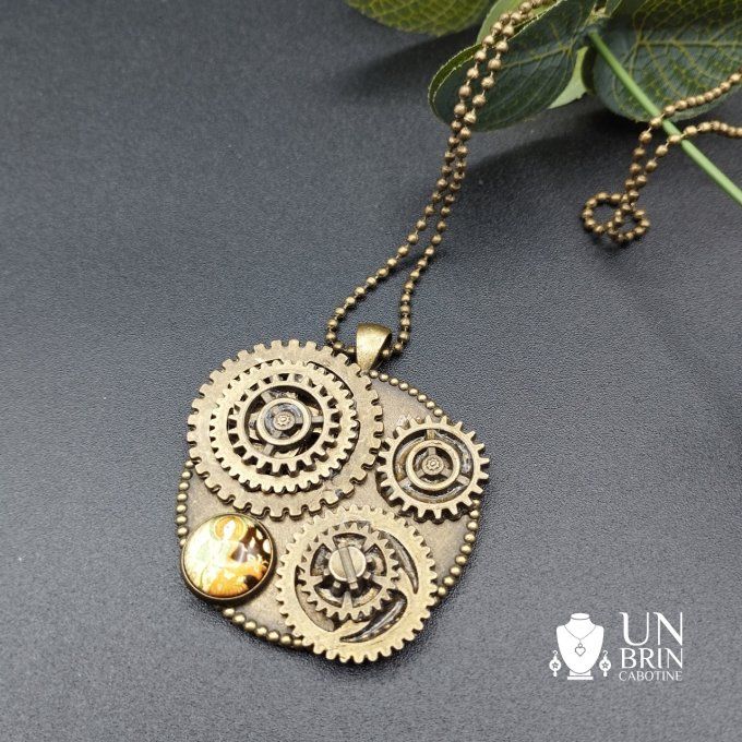 Pendentif steampunk  