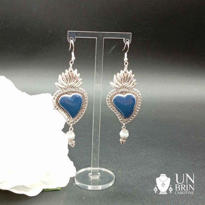 Boucles d'oreilles  "Ex Voto"