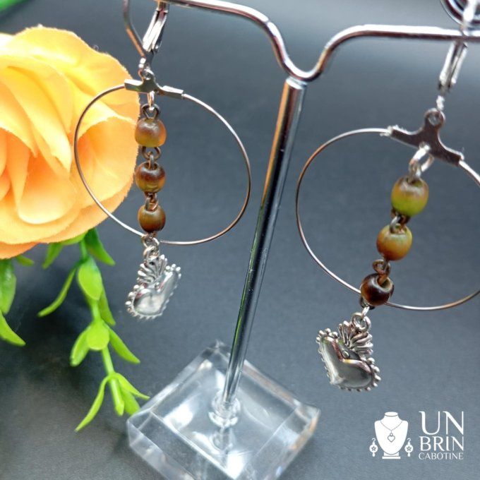 Boucles d'oreilles  créoles