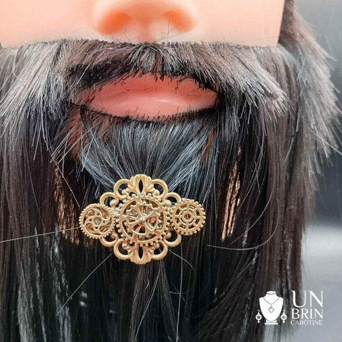 Bijou de barbe bronze