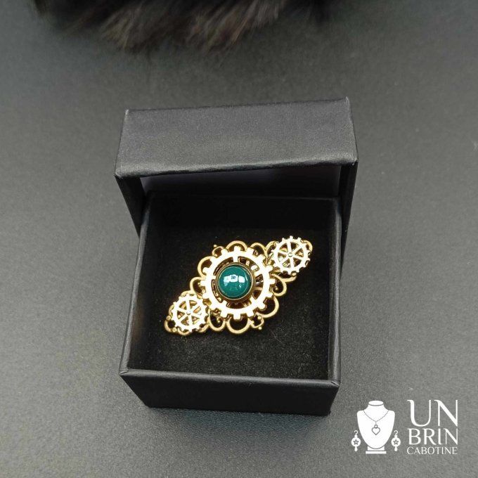 Bijou de barbe bronze et or