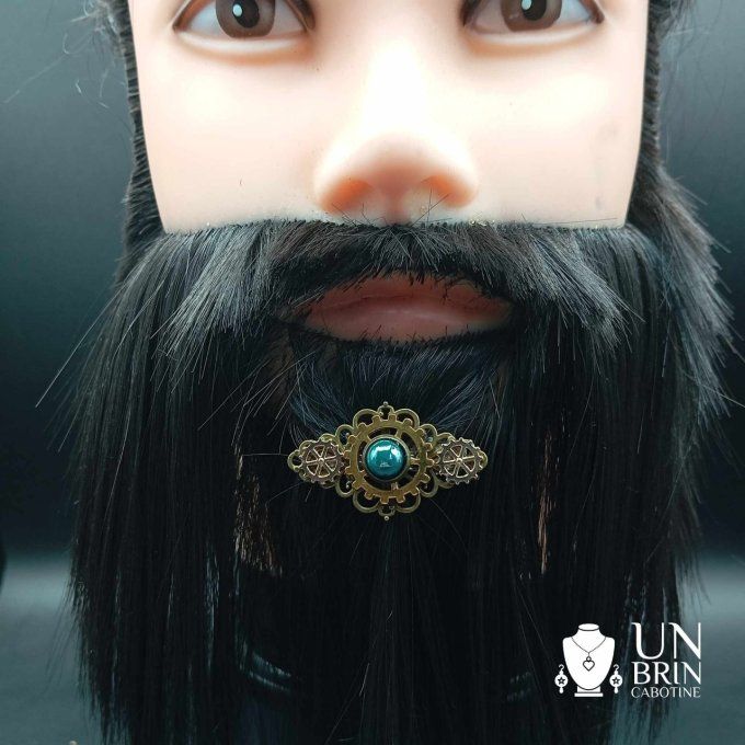 Bijou de barbe bronze et or