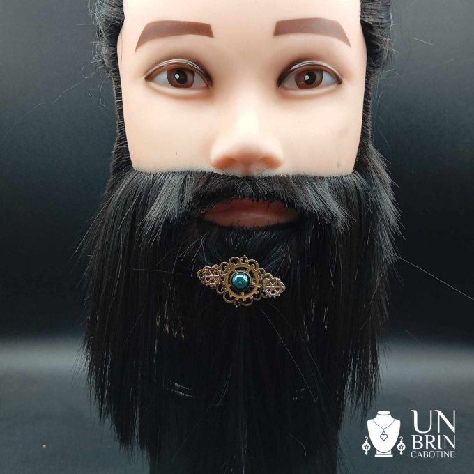 Bijou de barbe bronze et or