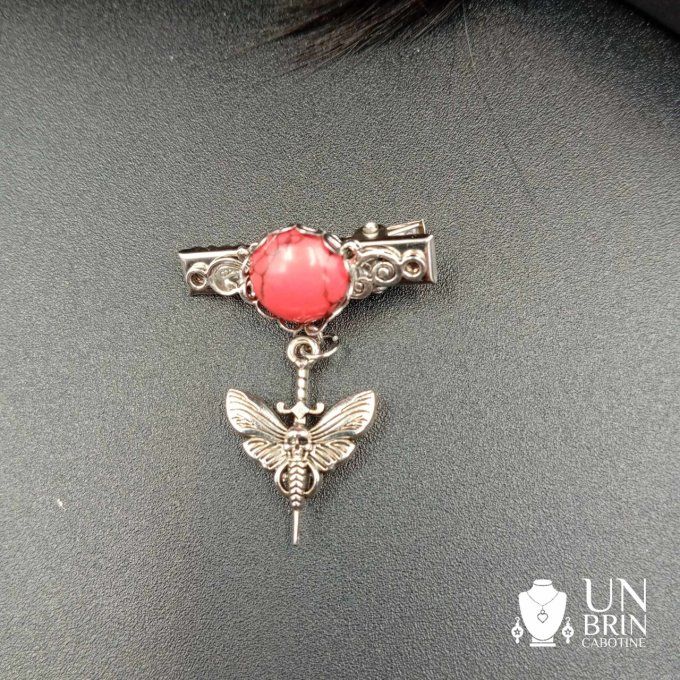 Bijou de barbe couleur argent