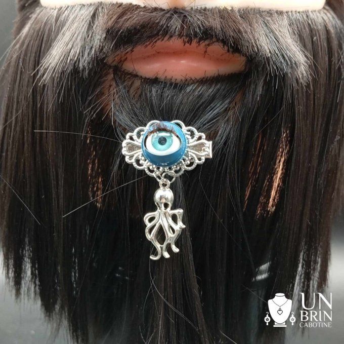 Bijou de barbe "Je t'ai à l'œil" 