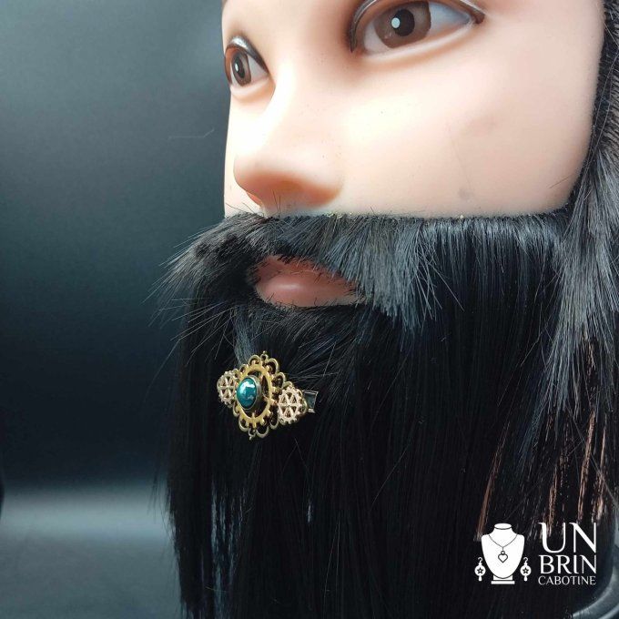 Bijou de barbe bronze et or