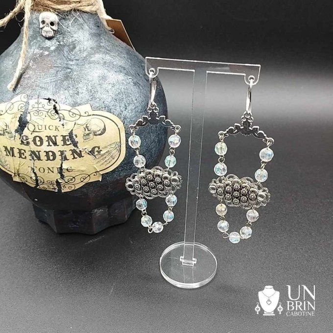 Boucles d'oreilles  baroques  