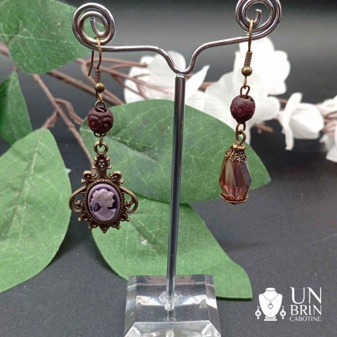 Boucles d'oreilles  asymétriques  