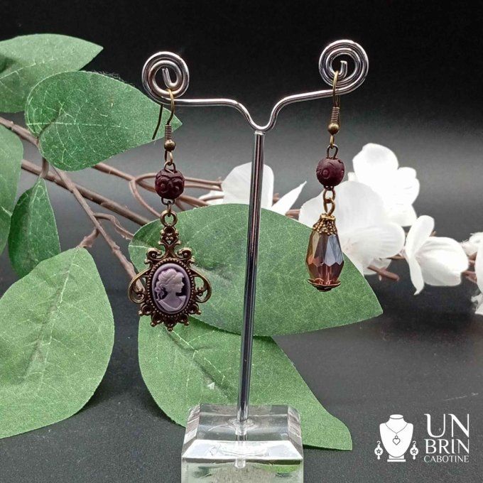 Boucles d'oreilles  asymétriques  