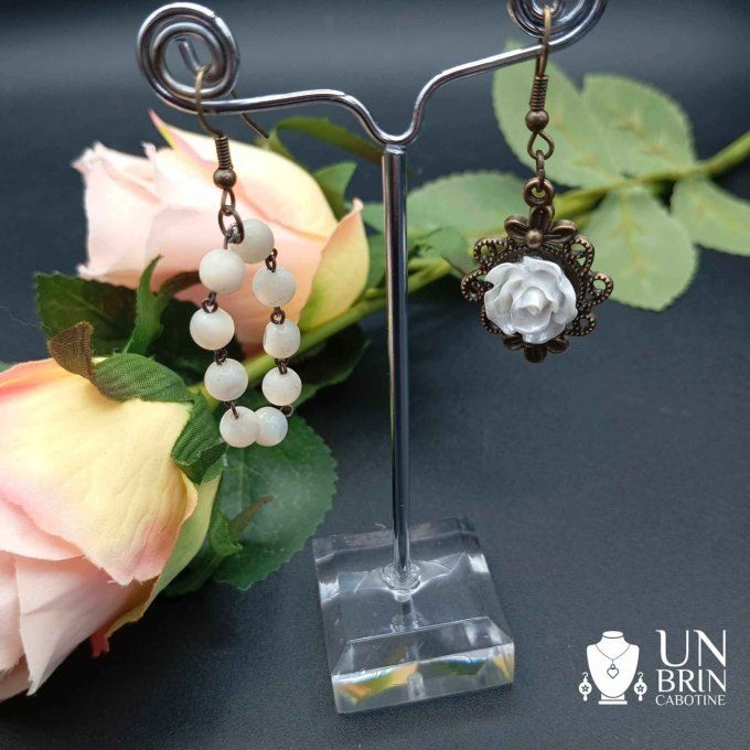 Boucles d'oreilles  asymétriques  