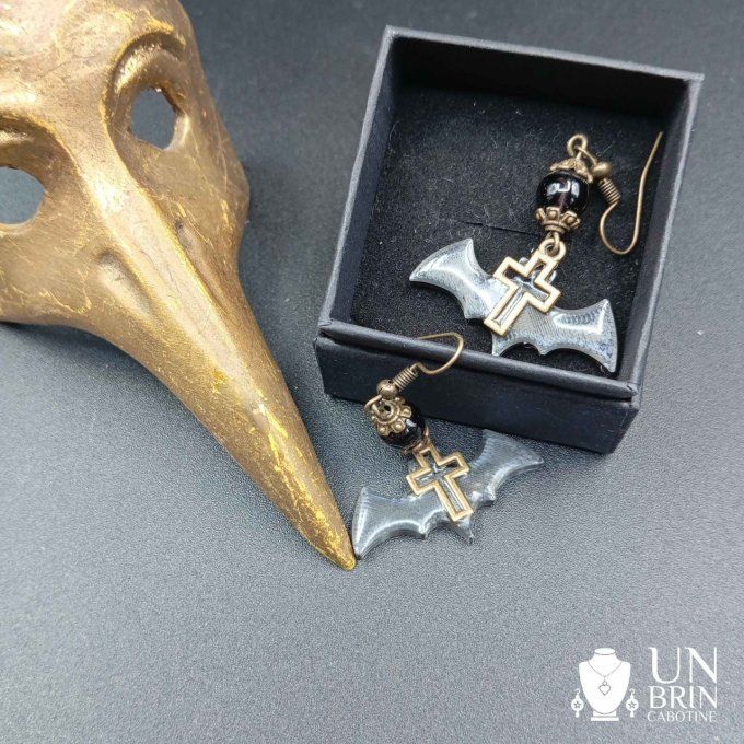 Boucles d'oreilles chauves-souris 