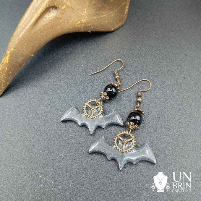 Boucles d'oreilles chauves-souris