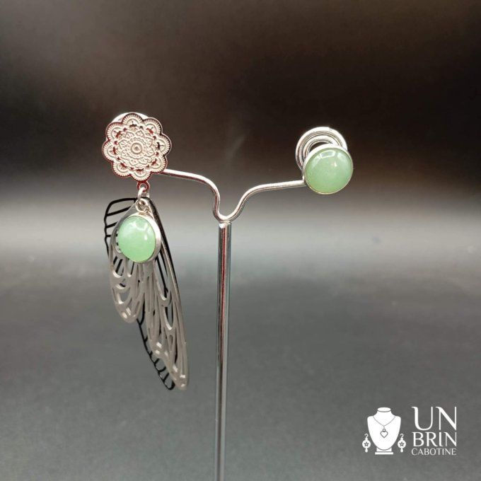 Boucles d'oreilles  asymétriques