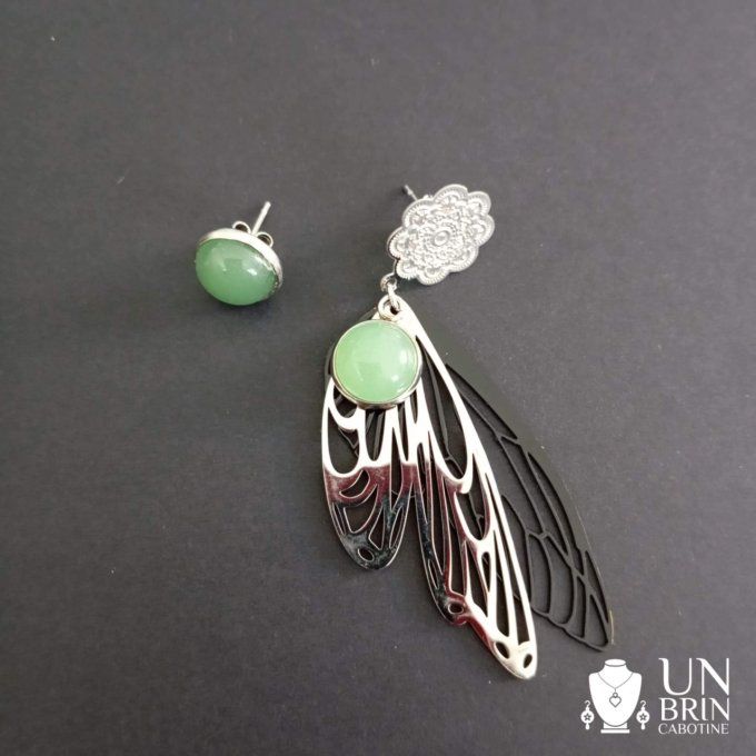 Boucles d'oreilles  asymétriques