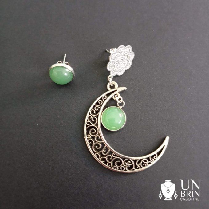 Boucles d'oreilles  asymétriques