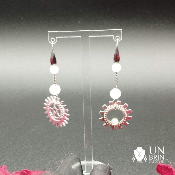 Boucles d'oreilles chapelet