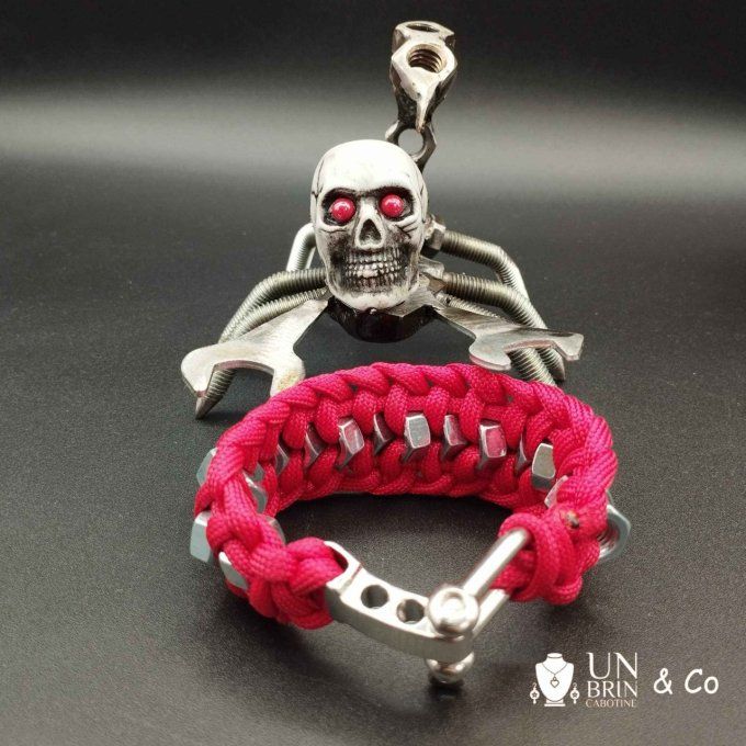 Bracelet paracorde rouge