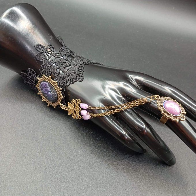 Bague bracelet et son camée