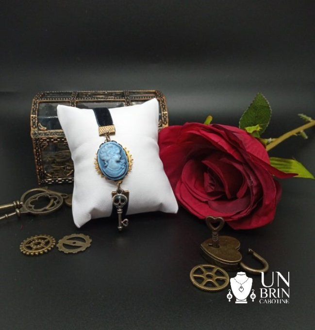 Bracelet Steampunk camée
