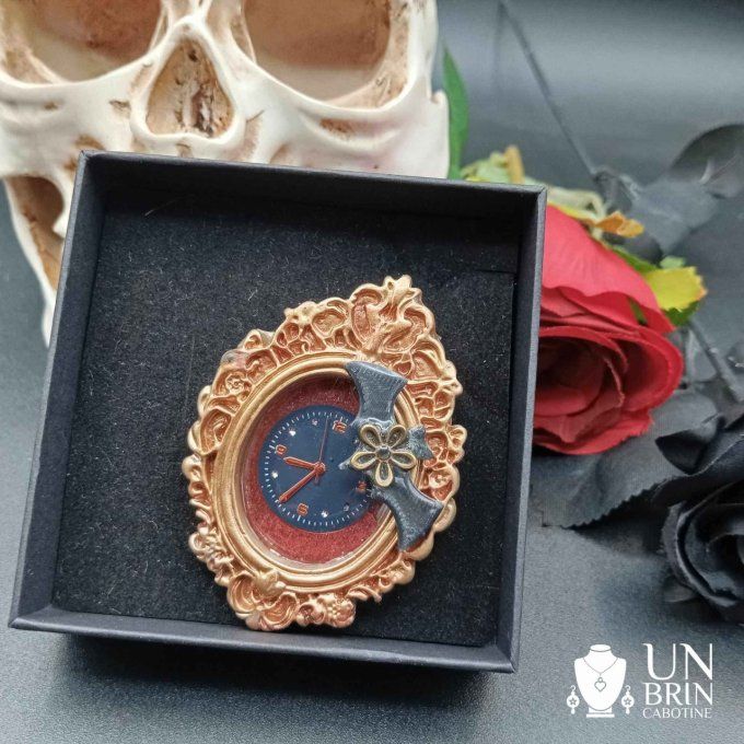 Broche cadre baroque 