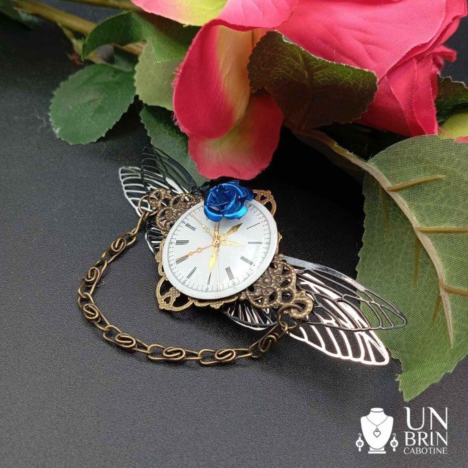 Broche baroque steampunk  