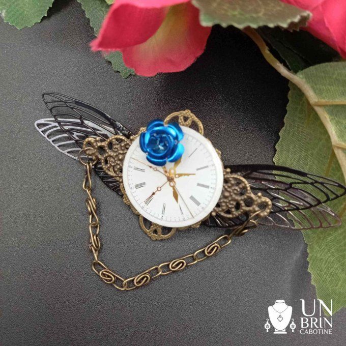 Broche baroque steampunk  