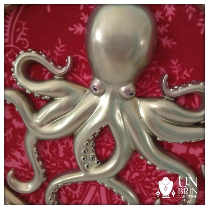 Cadre Kraken Or en 3 D