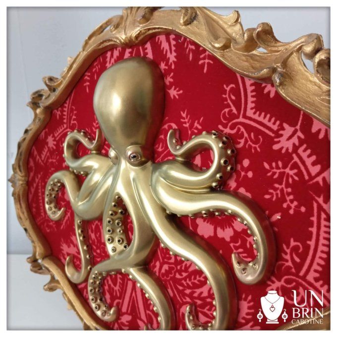 Cadre Kraken Or en 3 D
