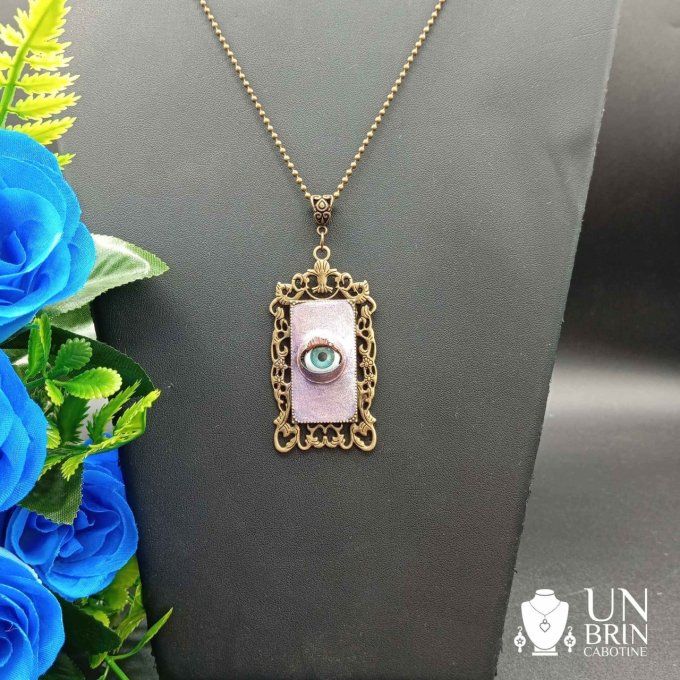 Pendentif  "Je t'ai à l'œil"  