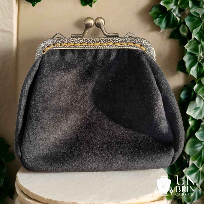 Porte monnaie chat noir