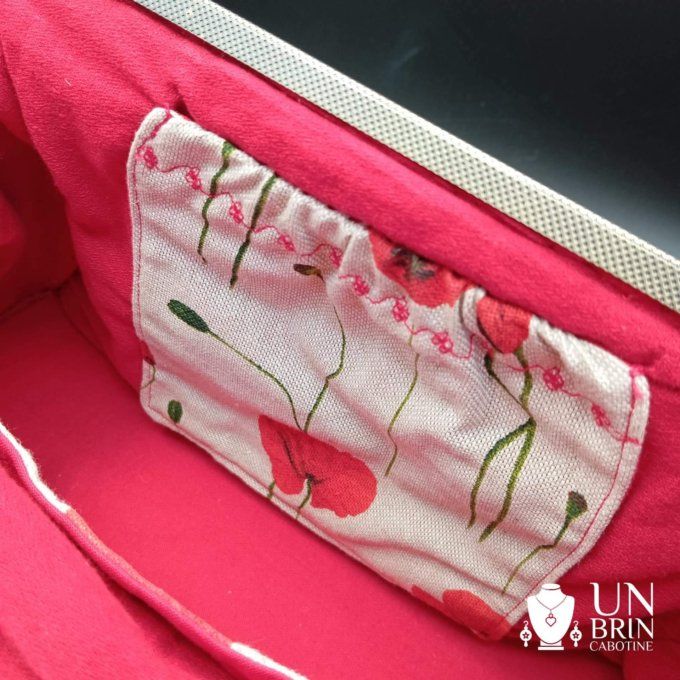 Sac XL coquelicots